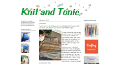 Desktop Screenshot of knitandtonic.net