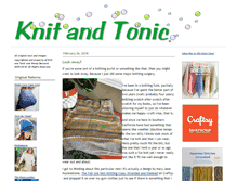 Tablet Screenshot of knitandtonic.net